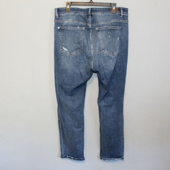 Judy Blue Destroyed Distressed Boyfriend Jeans Women's Plus Size 14W H11774 - Picture 8 of 12